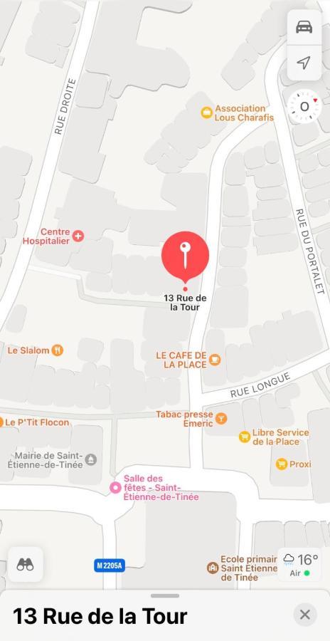 Studio Rdc La Tour Saint-Etienne-de-Tinee Exterior photo